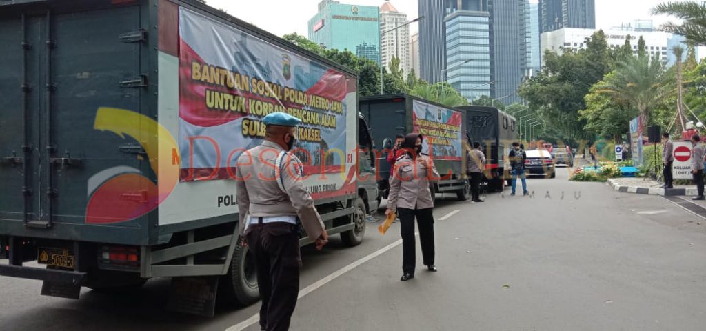 Pelepasan Bantuan Sosial Polda Metro Jaya Untuk Korban Bencana Alam Sulbar dan Kalsel