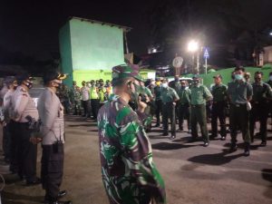 Koramil 02/Matraman Apel Cipkon Bersama Muspika Tiga Pilar Giat Guantibmas dan PPKM