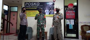 Antisipasi Penularan Covid 19, Koramil 01/Jatinegara bersama Tiga Pilar Dirikan Posko PPKM