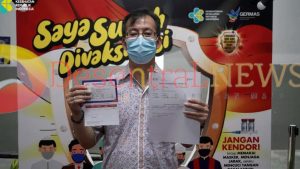 Vaksinasi Massal COVID-19 Tahap Pertama Bagi 1000 Tokoh Lintas Agama Di Masjid Istiqlal Jakarta