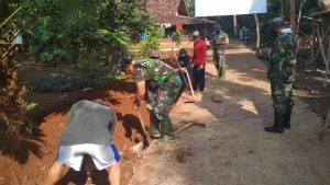 Kapendam Jaya : Satgas  TMMD Kodim 0509/Kab.Bekasi Kebut Pengerjaan Saluran Air