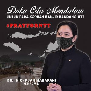 Puan Berduka Atas Banjir Bandang di NTT, Minta SAR Terus Cari Para Korban