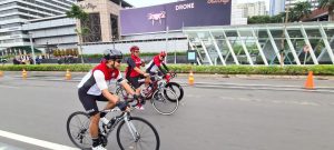 Gowes Bareng GBK-Monas, PDIP Dorong Wartawan Hidup Sehat