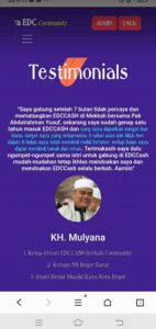 Kisruh EDCCASH Berlanjut, H. Mulyana Digugat Disomasi Para Mitra-nya