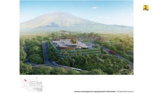 Pemulihan Wisata Religi Di Bali : PUPR Bangun Gedung Parkir Kawasan Pura Besakih Bali