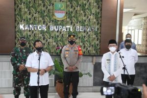 Di Kabupaten Bekasi, Mendagri Minta Mata Anggaran Pengendalian Pandemi Covid-19 Segera Direalisiasikan