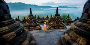 Uji Coba Pembukaan Wisata Di Borobudur