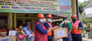 HIMPUNAN ALUMNI IPB SALURKAN BANTUAN KEMANUSIAAN TAHAP PERTAMA KE TIGA DESA TERDAMPAK ERUPSI SEMERU