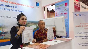 Apkasi Otonomi Expo 2022, Direktur Utama PT. WINFRA dan Perusda Kab Tojo Una-Una Prov Sulawesi Tengah Kemitraan Strategis Untuk Wujudkan Masyarakat Lokal Tangguh, Maju & Sejahtera