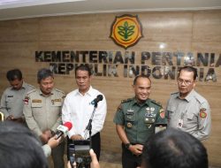 Andi Amran: Sinergi Kementan-TNI Perkuat Produksi Melalui Optimasi Lahan dan Pompanisasi