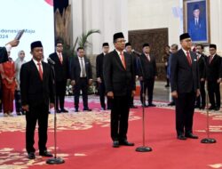 Presiden Lantik Menteri Hukum dan HAM hingga Wakil Menteri Komunikasi dan Informatika